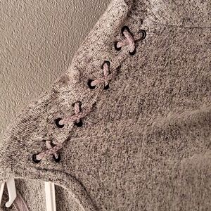 Inspired Hearts Long Sleeve Boat Neck Sweater size XLG